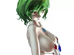 مردی با شلوار زنانه و شنیاگا که در حال سقوط است ، روی یک مبل نرم یک عکس سکسی دختر و پسر دختر با کمان و یک ووای طاس را لگد می زند